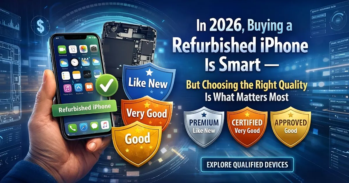 In 2026, Buying a Refurbished iPhone Is Smart — But Choosing the Right Quality Is What Matters Most
