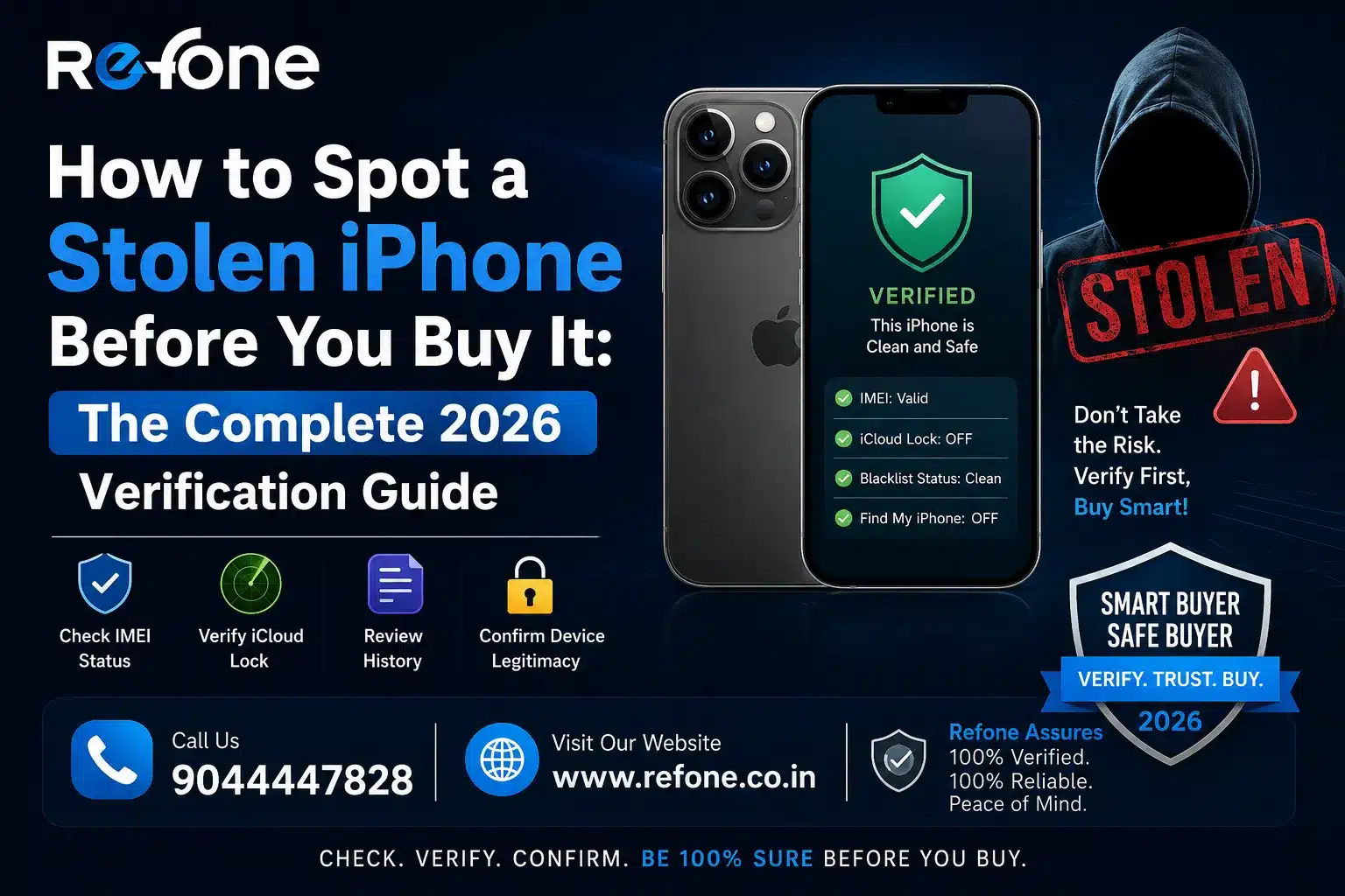 How to Spot a Stolen iPhone Before You Buy It: The Complete 2026 Verification Guide
