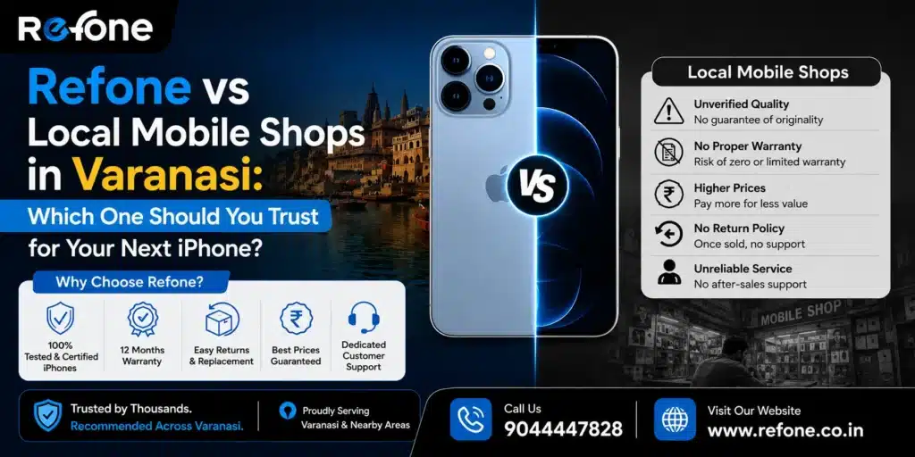 Refone vs Local Mobile Shops in Varanasi