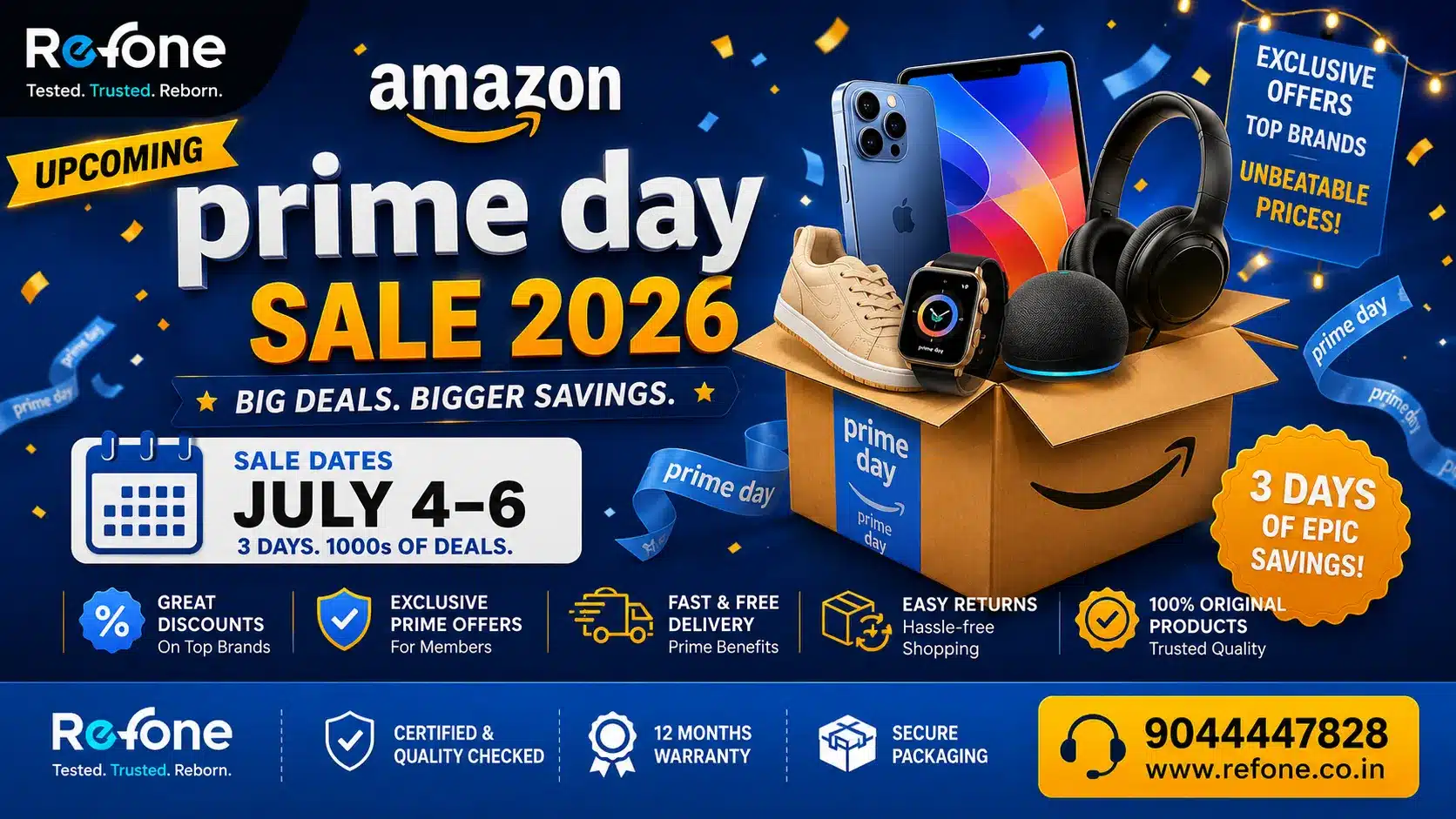 Amazon Upcoming Prime Day Sale 2026: Sale Dates, Offers, All Details!