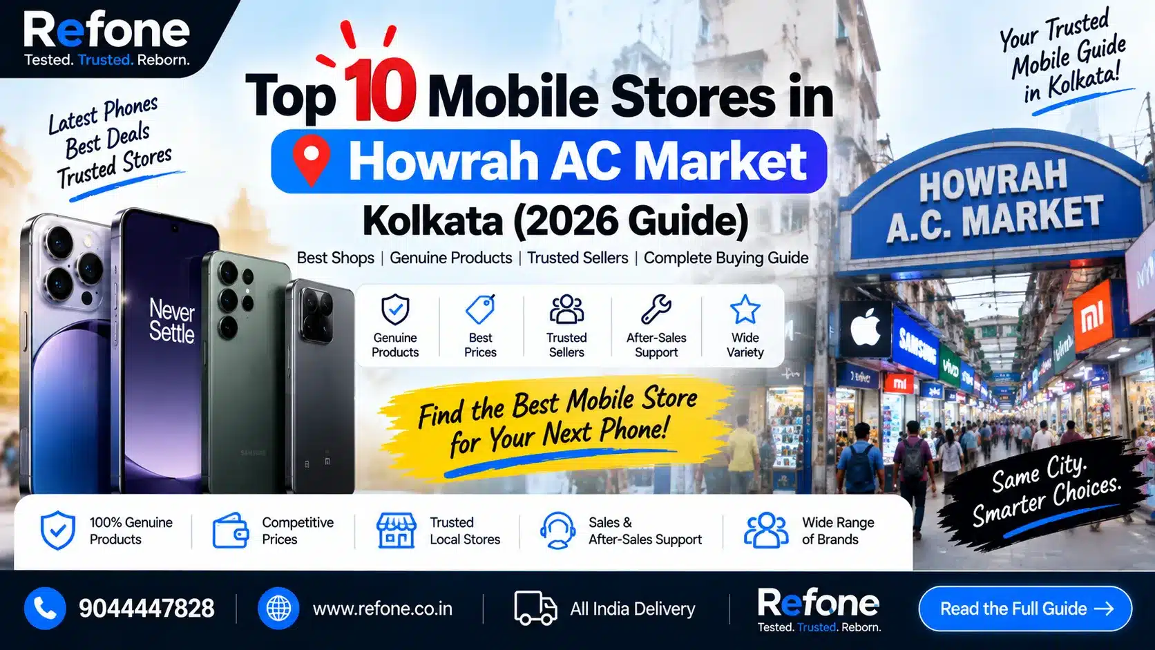 Top 10 Mobile Stores in Howrah AC Market Kolkata