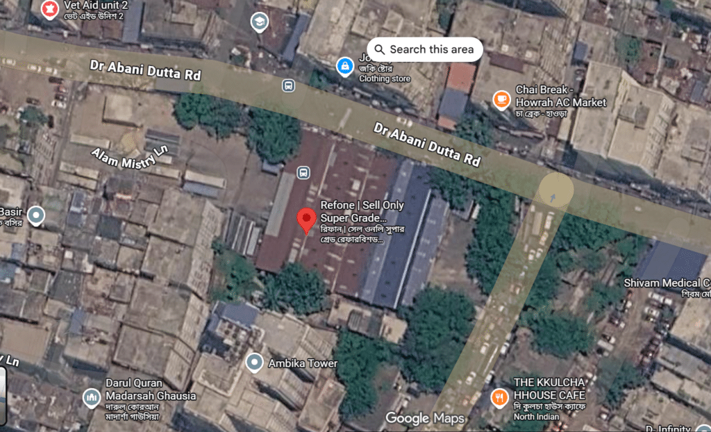 Refone Map Location In Salkia, Howrah